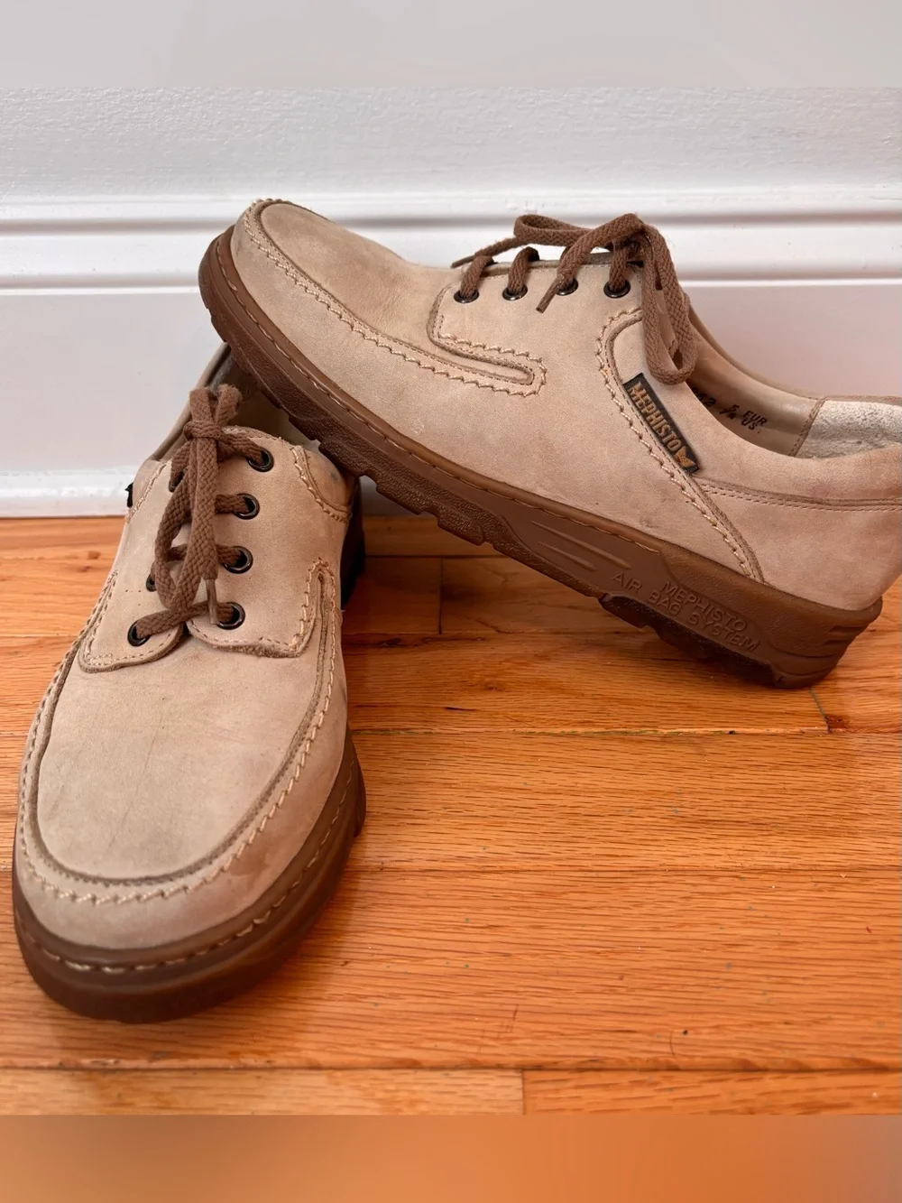 Mephisto City Hiker Nubuck Comfort Walking Oxfords US 7.5
